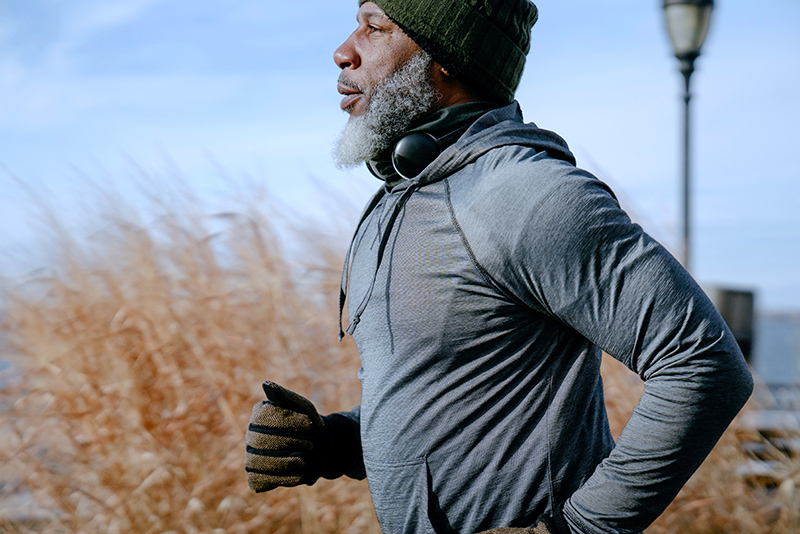 mental health foundation articles mens health month image of older man running